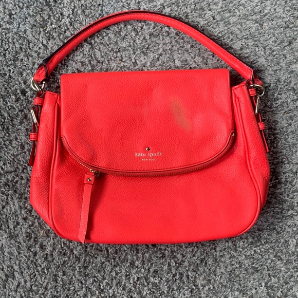 kate spade Handbags - Neon coral orange Kate Spade handbag purse